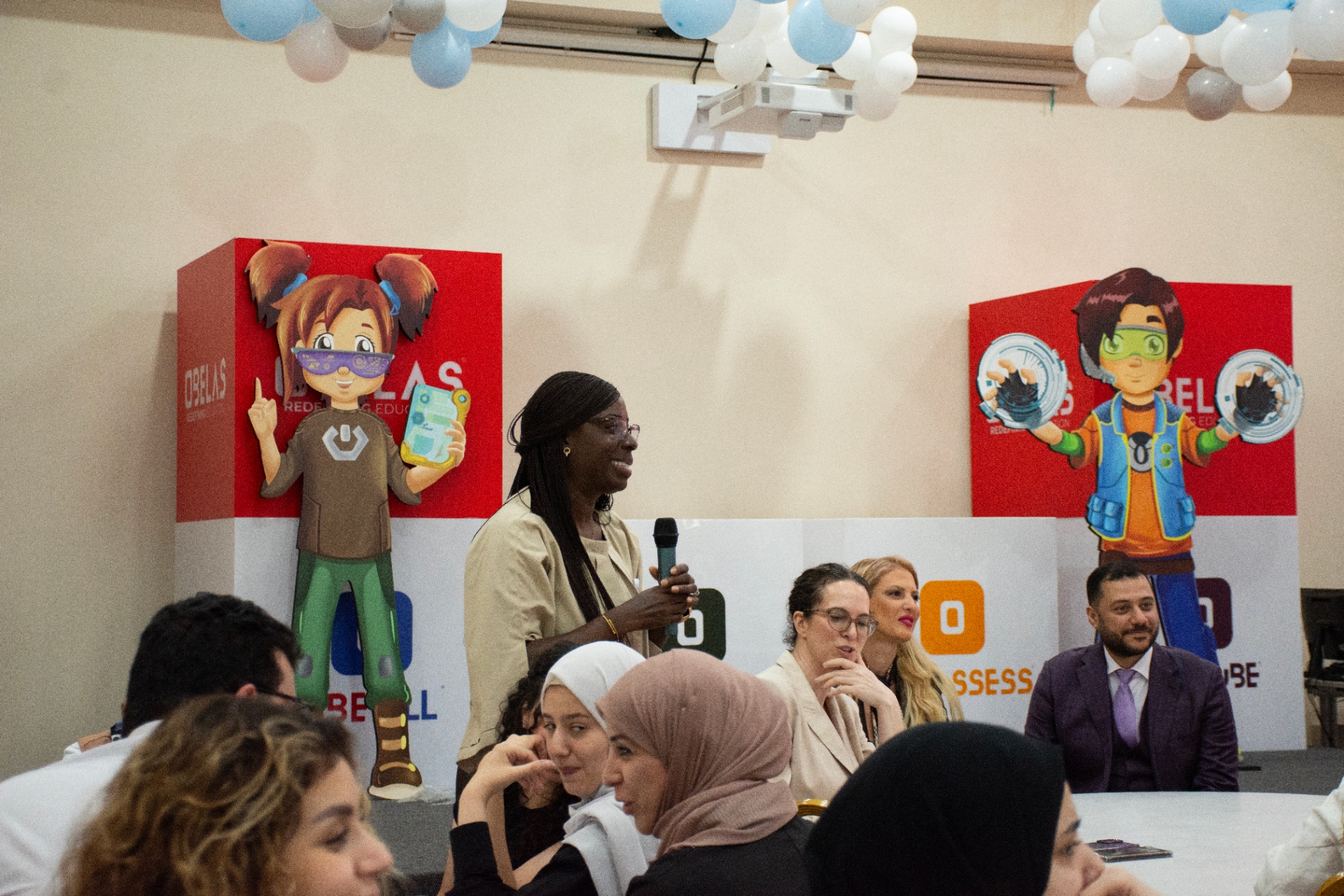 "Discussion during the signing ceremony"