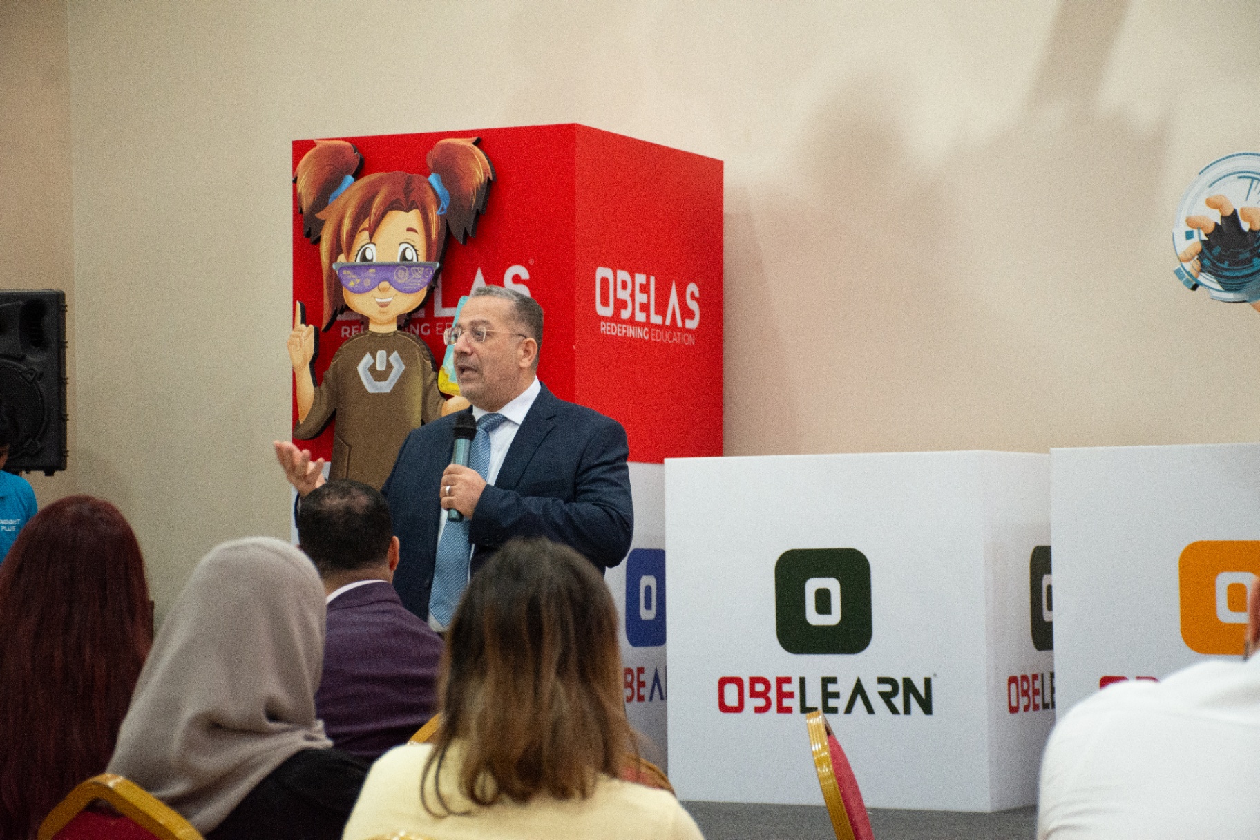 "OBELAS leadership presenting the curriculum"