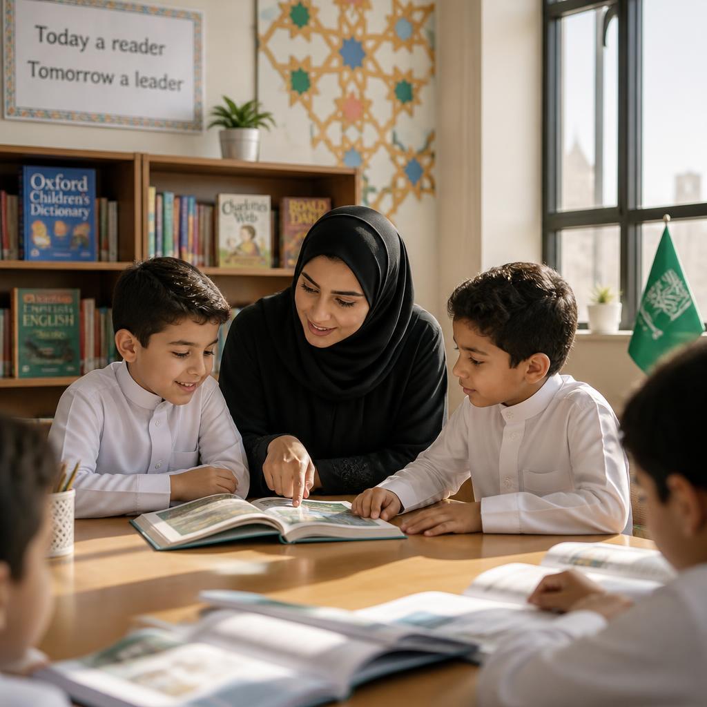 Our Literacy World in a Saudi classroom